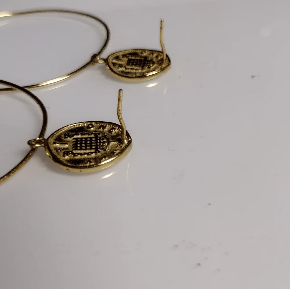 Coin earrings - Picture 4 of 7